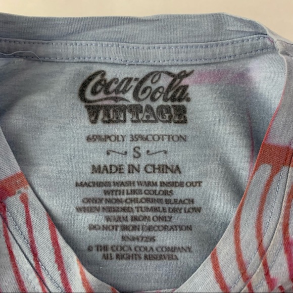 Retro Coca-Cola tee Paris Eiffel Tower mens Small - Picture 5 of 7